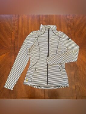 LOLË Essential Striped Athletic Jacket US OPEN edition Sz S